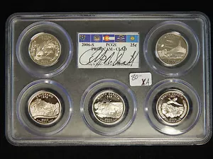 2006-S PCGS PR69DCAM Clad State Quarters - Philip N. Diehl Signed - Picture 1 of 2