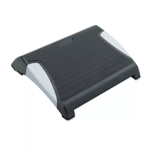 Safco 2120BL 15.5" x 13.75" x 3.25" to 5" Adjustable Footrest - Black/Silver New - Picture 1 of 1