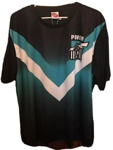 AFL PORT POWER BRAND NEW TOP SIZE: 2XL ARMPIT TO ARMPIT MEASURES 65 CM ACRO - Picture 1 of 6
