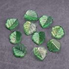 10pcs 15x14mm Leaf Shape Lampwork Petal Crystal Glass Loose Crafts Beads Lot