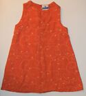 SERGENT MAJOR girls Orange Yellow Embroidered Linen Cotton DRESS* 3T 3