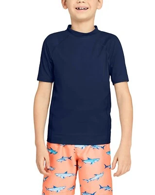 LANDS' END Little Boys S(4), M(5-6), L(7) Rashguard Swim Tee NWT - Image 1 of 4