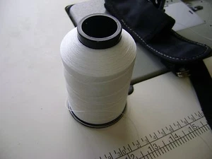 #69 T-70 White Nylon Bonded Thread 4-Oz Upholstery Leather Canvas "Made In USA" - Picture 1 of 1