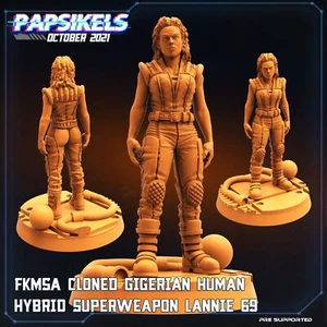 FKMSA Cloned Gigerian Human Hybrid Superweapon Lannie 69 | DnD Miniatures | - Picture 1 of 1
