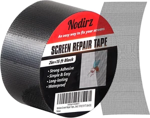 Window Screen Repair Tape, 2 in X 15 FT, Strong Adhesive Mesh Repair Kit - Picture 1 of 12
