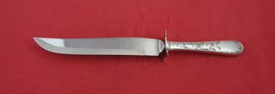 Antiguo cuchillo para tallar carne de plata esterlina grabado por Kirk Maryland 10 1/2" Foto 1 de 2