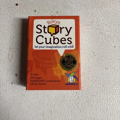 Rory's Story Cubes Game 9 Cubes Gamewright Classic Educational Writing Lesson - Image 1 of 3
