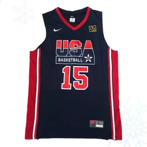 USA Basketball Dream Team Earvin Magic Johnson Nike Basketball Jersey Large Navy - Picture 1 of 6