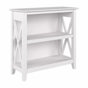 Key West Small 2 Shelf Bookcase in Pure White Oak - Engineered Wood - Picture 1 of 13