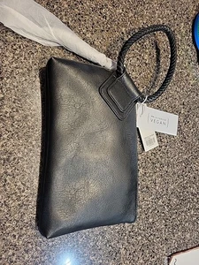 Mujeres Cuero Metro Muse Bolso sin asas Cartera Bolso de mano Negro Rectángulo Cartera Bolso Vegano - Imagen 1 de 6
