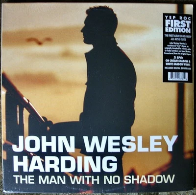 JOHN WESLEY HARDING The Man With No Shadow 2020 creme & white vinyl 2 lp SEALED - Image 1 of 2