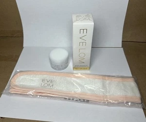 New Sealed Eve Lom Renewal Treatment Oil 1.0 Fl Oz W/ Headband & 0.7oz Cleanser - Picture 1 of 12