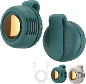 Portable Silent Mini Bladeless Fan Clip On, 3-Speed Clip-On Fan for Shirt and Wa - Picture 1 of 8
