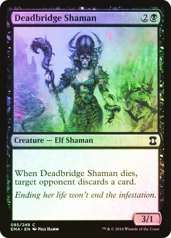 MTG FOIL Deadbridge Shaman  - Eternal Masters #085 - Image 1 of 1