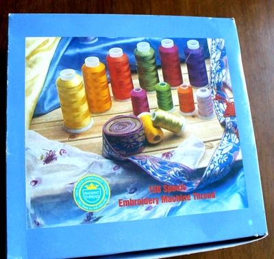Radiant Embroidery Thread rayon 150 spools new in package 40 weight 250 meters - Image 1 of 4