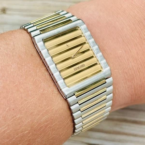Raro orologio uomo vintage anni 80 Concord Centurion oro 14k e acciaio - Foto 1 di 24