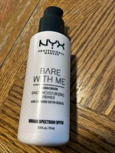 Protector solar NYX Bare With Me Daily Hidratante Primer 2,5 fl oz FPS 30 - Imagen 1 de 2