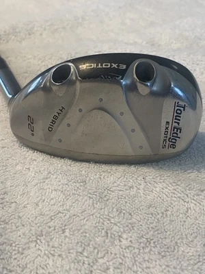 Tour Edge Exotics 22* Hybrid , Aldila NV -Exotics Hybrid 90-S Shaft , New Grip - Image 1 of 4
