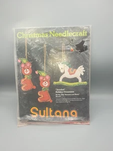 Versiegelt Neu aus altem Lagerbestand 3er Set Sultana HASEN & PFERD "Juwelen" Feiertag Ornamente Kit 1250 - Bild 1 von 2