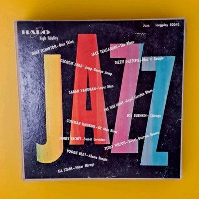 HALO Jazz LP Compilation Duke Ellington Dizzy Gillespie Sarah Vaughan 1960s VG+ - Image 1 of 4