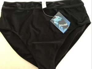 Bikini BOTTOMS ONLY Size 20 Black Deepsides NWT - Picture 1 of 8