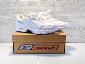 Reebok Men's Size 12 Walking Shoes White 11-68792 Platinum DMX Walk Footwear - Picture 1 of 12