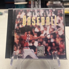 World Class Baseball (TurboGrafx-16) CIB, Tested & Working Authentic