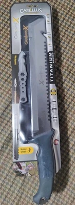 Camillus Titanium Bonded Carnivore X W/ Sheath  With Trimming Knife - Image 1 of 4