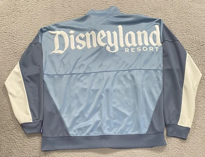 Chaqueta Disney Disneyland Resort Para Hombre Grande Azul Espíritu Jersey Pista Cremallera Completa Foto 1 de 4