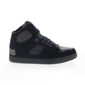 Osiris NYC 83 CLK 1343 2931 Mens Black Nubuck Skate Inspired Sneakers Shoes - Picture 1 of 8