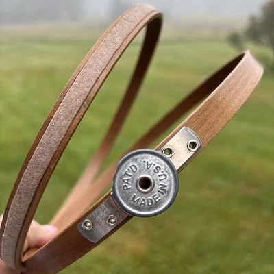 Aro bordado Queen vintage 7" madera fieltro forrado rueda de tensión usado en excelente estado Foto 1 de 4