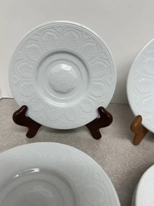 8 Coventry Parthenon White Fine Porcelain Saucer Small Plate 7" - Picture 1 of 6