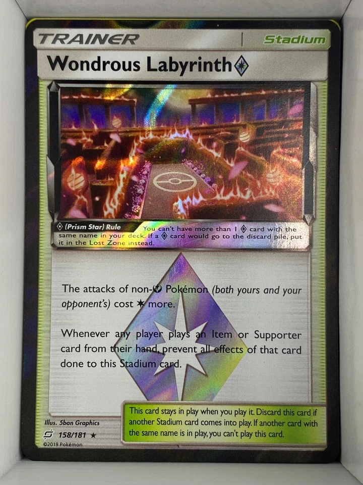 Wondrous Labyrinth 158/181 Sun & Moon Team Up English Holo - Image 1 of 1