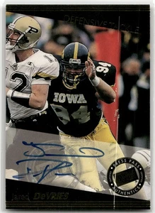 Jared Devries 1999 Press Pass Autographs #NNO AU Iowa Hawkeyes - Picture 1 of 2