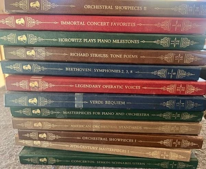 Lot of 12x FRANKLIN MINT 100 Greatest Recordings of All-Time Box Sets 12" 33rpm - Picture 1 of 16