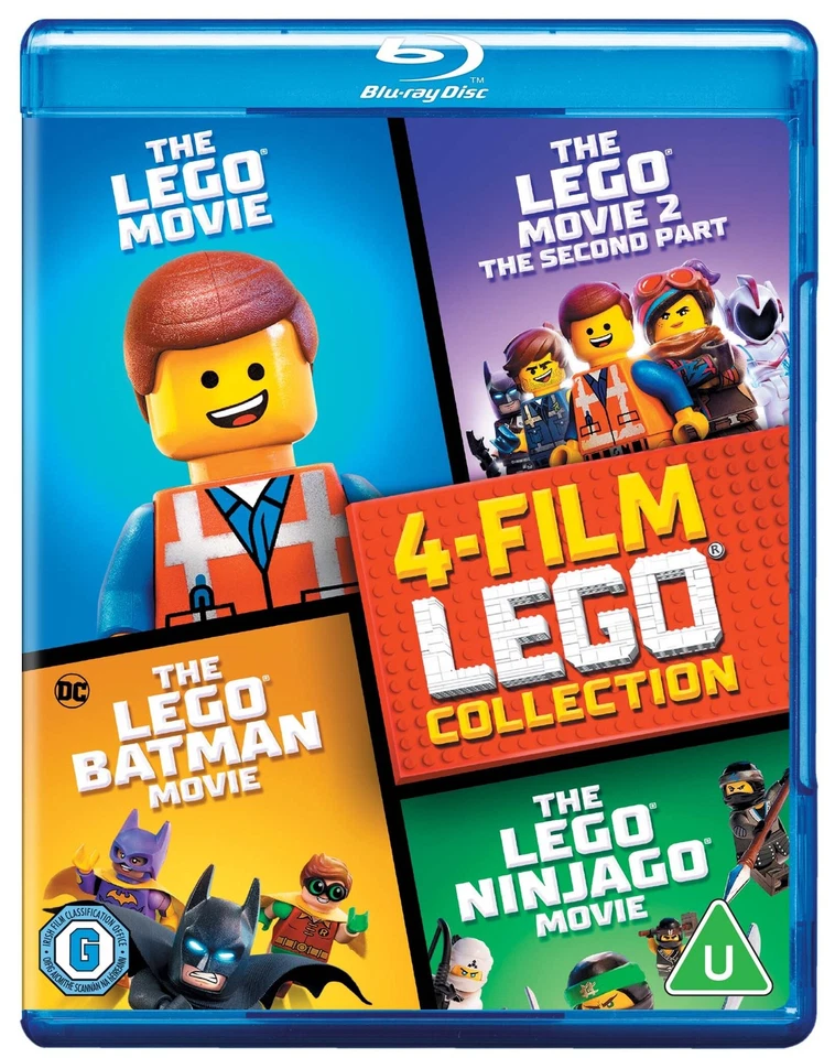LEGO 4-Film Collection [U] Blu-ray Box Set - Image 1 of 1