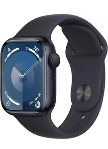 Apple Watch Series 9 GPS 45mm Smartwatch Aluminum Case Starlight Sport Band M/L - Photo 1 sur 4