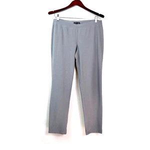 Eileen Fisher Taglia S System Pantalone Lavabile Crepe Gamba Dritta Grigio - Foto 1 di 9