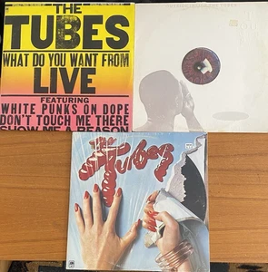 The Tubes 3 LPs: What Want From Live, Tubes, Inside Outside 70s-80s Punk XLNT! - Picture 1 of 5