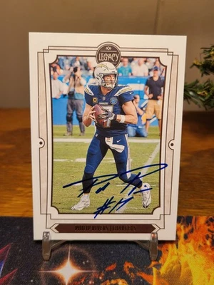 2019 Panini Donruss Elite Philip Rivers Autograph Chargers HOF QB Colts Auto  - Image 1 of 3