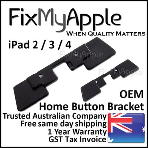iPad 2 3 4 OEM Home Button Bracket Metal Holder Gasket Inner Plate Replacement - Picture 1 of 2