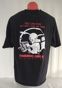 Churchill Navigation Men's Size XL T shirt pilot You Can Run - Picture 1 of 4
