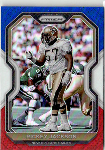 2020 Panini Prizm #252 Rickey Jackson Prizm Red White and Blue