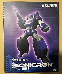 BTS Toys Transformer Masterpiece SONICRON BTS-04 + Tapes SOUNDWAVE Mp SEALED - Picture 1 of 2