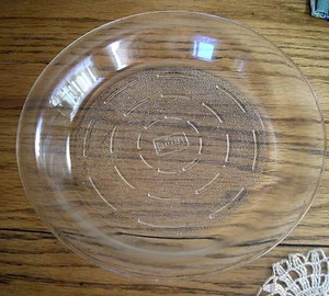 Tazón de plato para pastel vintage Glasbake Glass poco profundo de 9" ~ - Imagen 1 de 2
