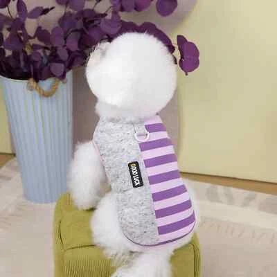 字母图案宠物狗背心衣服猫T恤服装薄小型狗服装 — 第 1/4 张图片