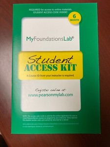 Myfoundationslab 6 Months Access Card, Hardcover by Solomon, Michael R.; Mars...