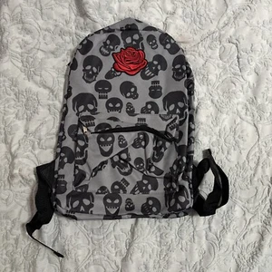 Rucksack Rose und Totenkopf  - Bild 1 von 2