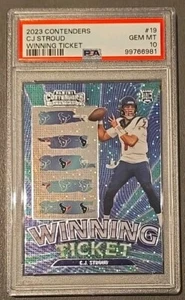 2023 Contenders ~ CJ Stroud #19 ~ π PSA 10 π Winning Ticket Rookie Holo - Picture 1 of 1