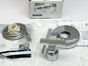 KOHLER K-T73140-3-CP Composed Transfer Valve Trim Cross Handle Polished Chrome - Picture 1 of 2